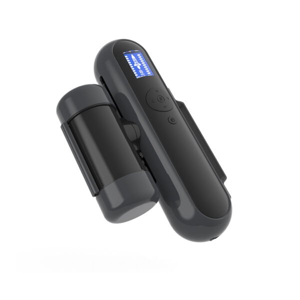 LG-389 Men's LCD screen vibration can freely adjust the telescopic travel masturbation cup - Image 4